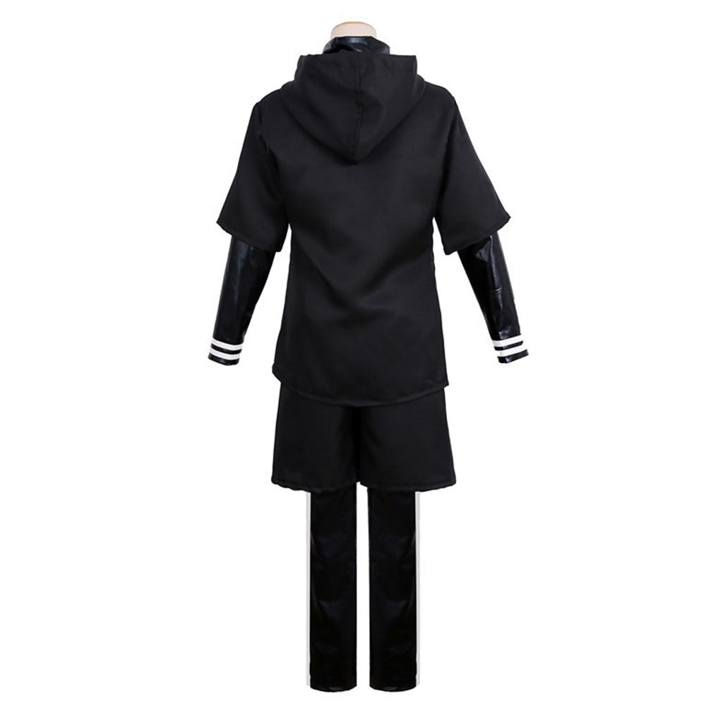 Tokyo Ghoul Costume Kaneki Ken fighting Costume Outfit Kit with Mask