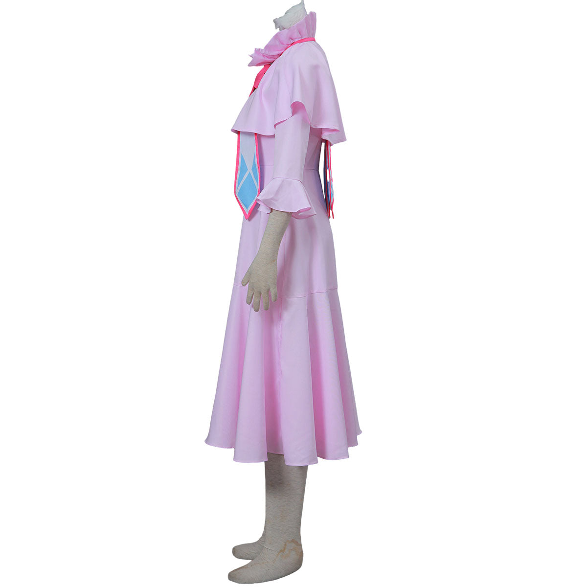 Fairy Tail Costume Mavis Vermillion The First Guild Master Cosplay Pink Dress Kit