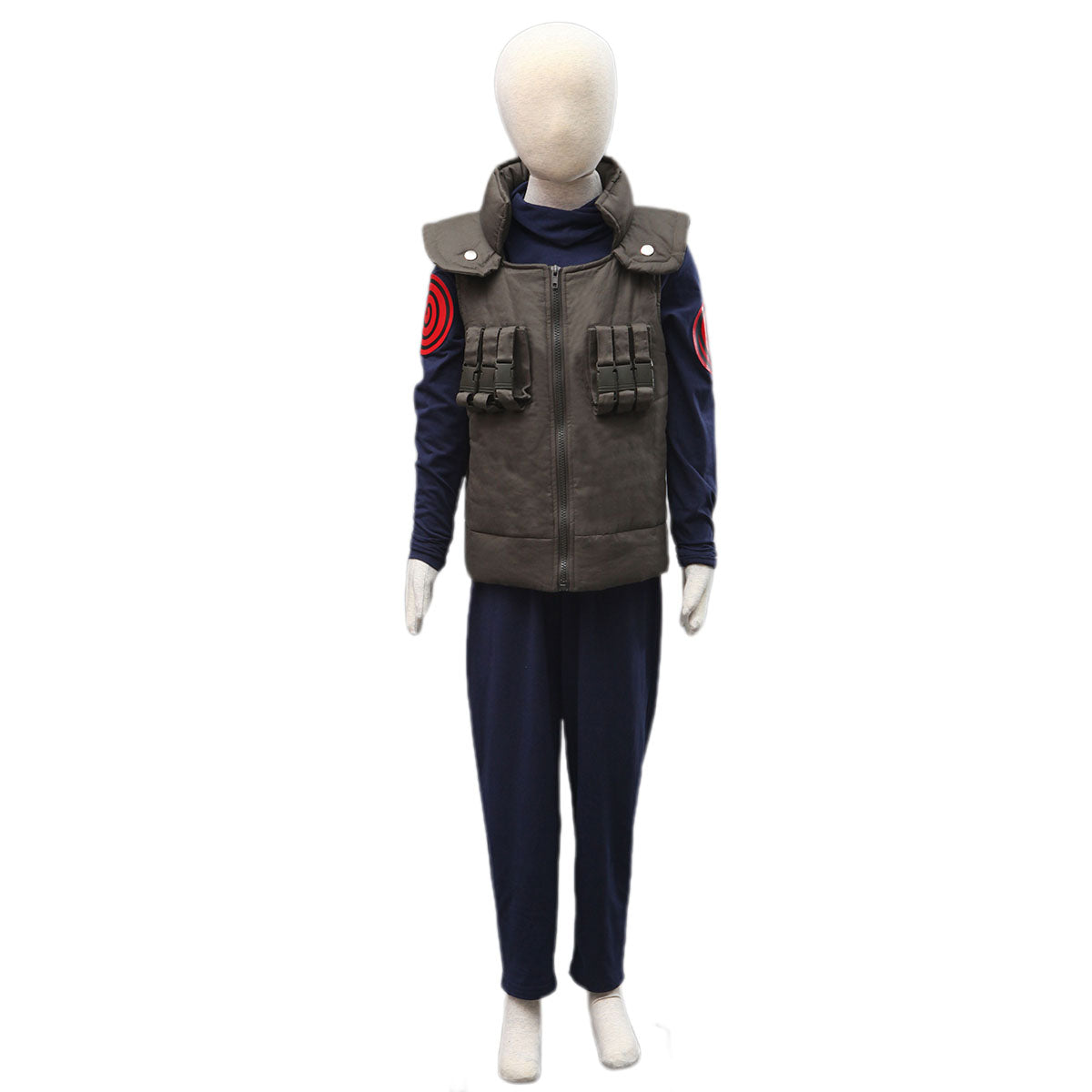 Anime Naruto Shippuden Kakashi Cosplay Jonin Elite Ninja Uniform