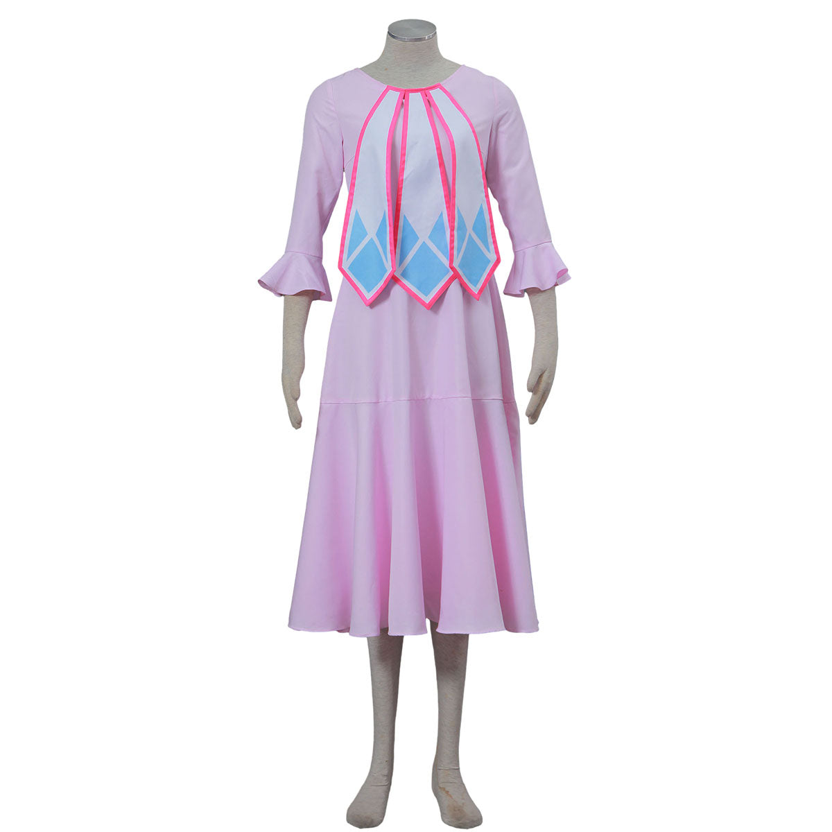 Fairy Tail Costume Mavis Vermillion The First Guild Master Cosplay Pink Dress Kit