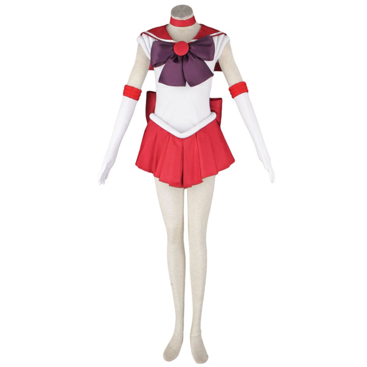 Sailor Moon Sailor Mars Heino Rei Cosplay Costume Kit with Accessories