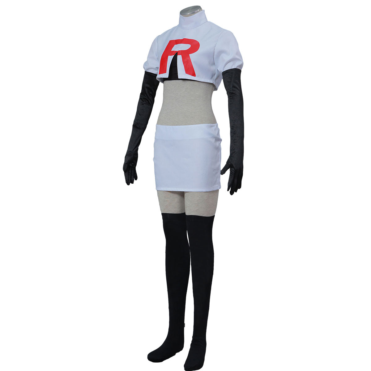 Anime Pokemon Team Rocket Jessie James Cosplay Costume Kit with Accessories
