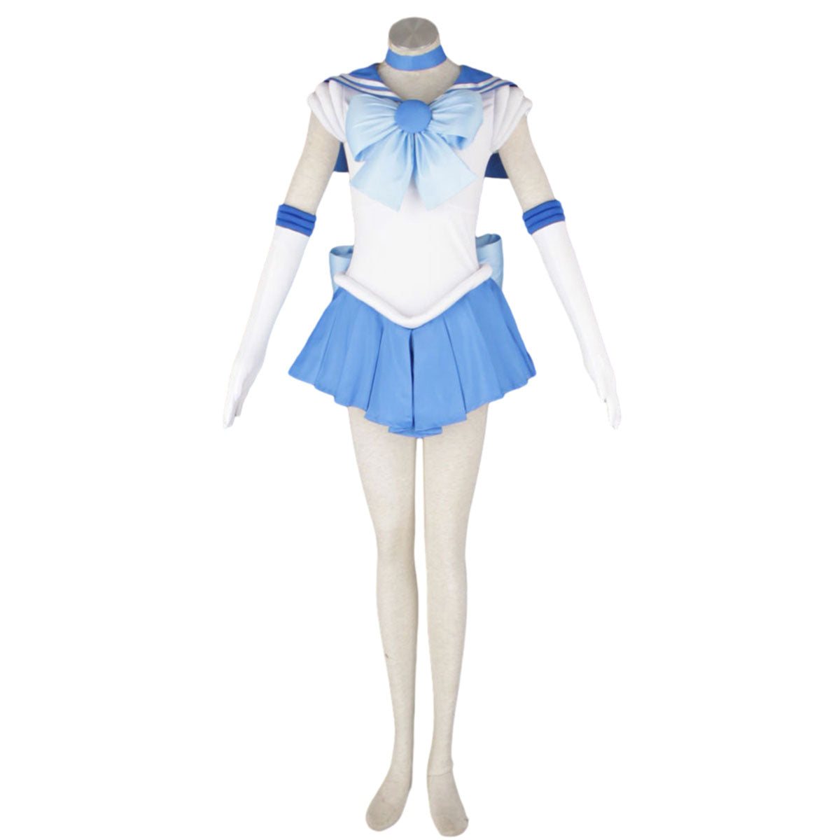 Sailor Moon Sailor Mercury Mizuno Ami Cosplay Costume Kit with Accessories