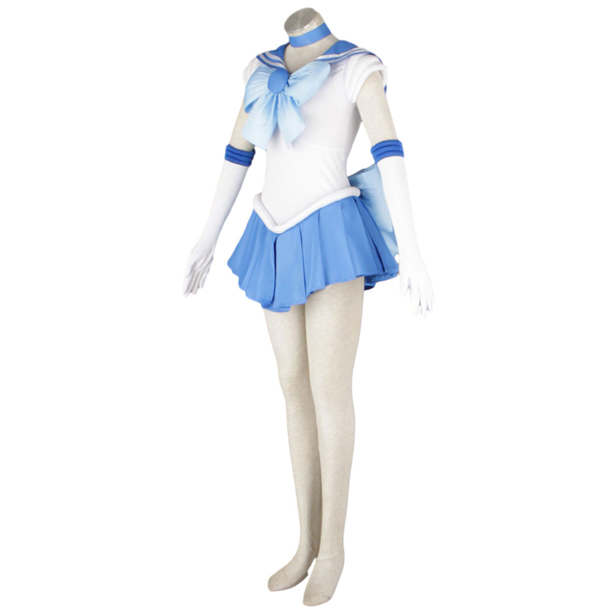 Sailor Moon Sailor Mercury Mizuno Ami Cosplay Costume Kit with Accessories