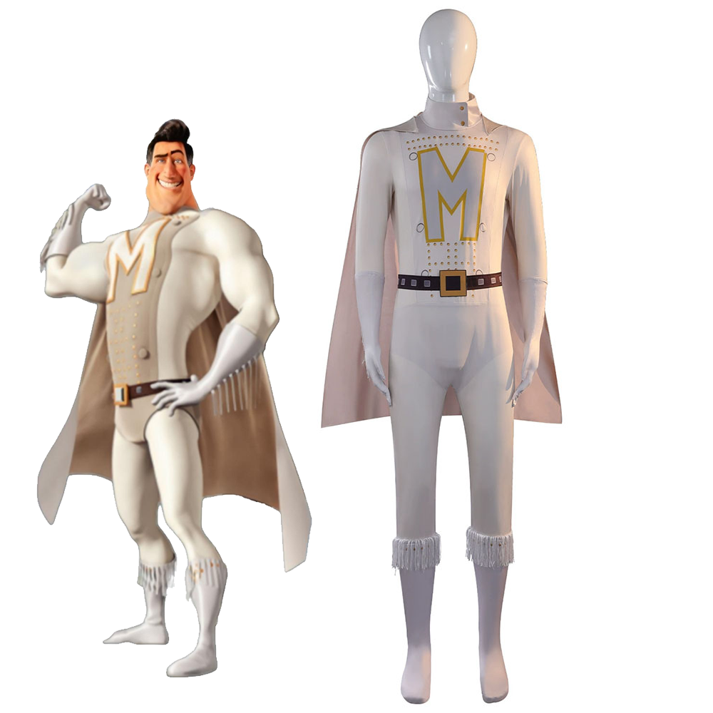 Megamind Costume Metro Man Cosplay Costume Kit