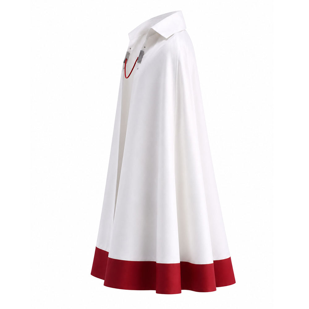 Anime Seventh Village Leader White Cloak Costume for Adults and Kids