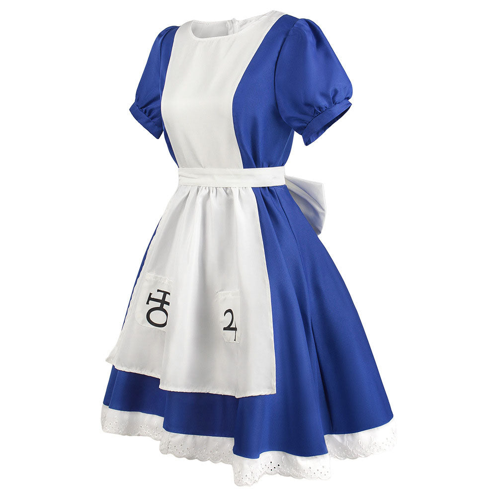 Alice: Madness Returns Costume Alice Cosplay Dress Kit with Stockings