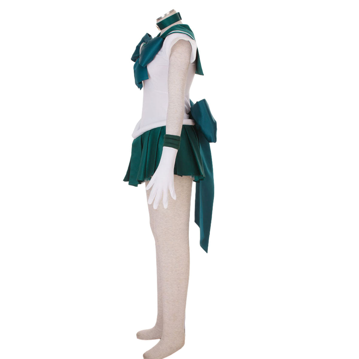 Sailor Moon Super S Sailor Neptune Kaiou Michiru Cosplay Costume Kit with Accessories