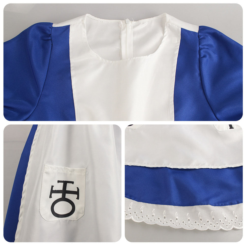 Alice: Madness Returns Costume Alice Cosplay Dress Kit with Stockings