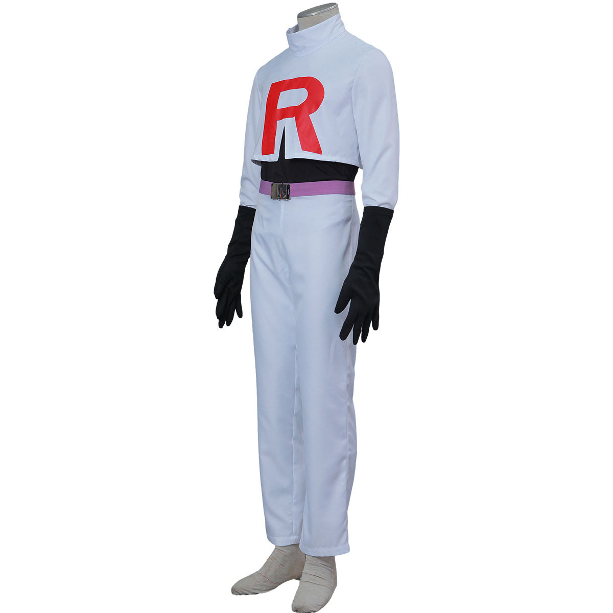 Anime Pokemon Team Rocket Jessie James Cosplay Costume Kit with Accessories