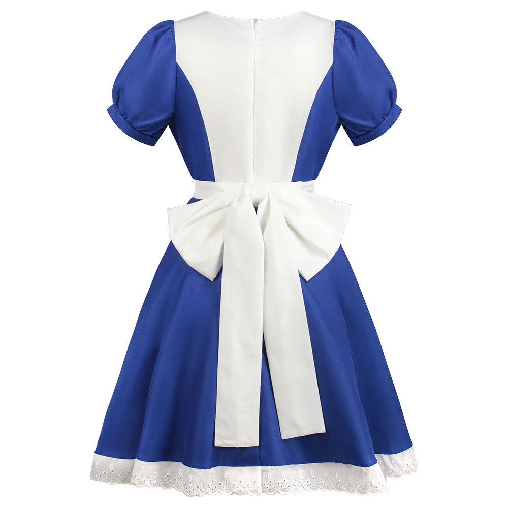 Alice: Madness Returns Costume Alice Cosplay Bloody Dress Kit with Stockings