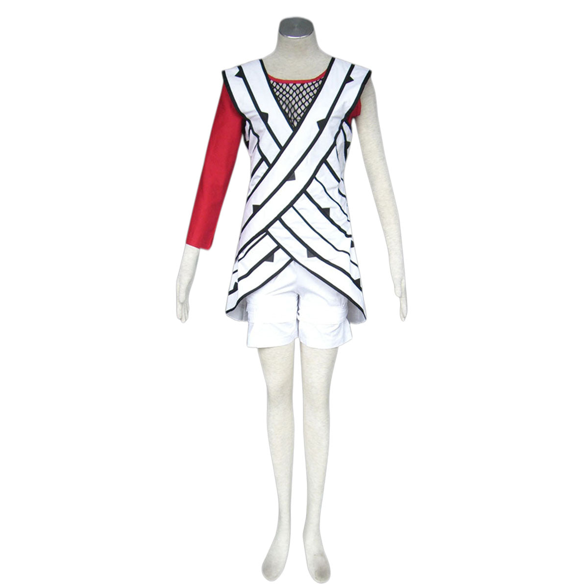 5PCS Naruto Costume Kurenai Yuhi Cosplay Outfit Kit for Women and Kids