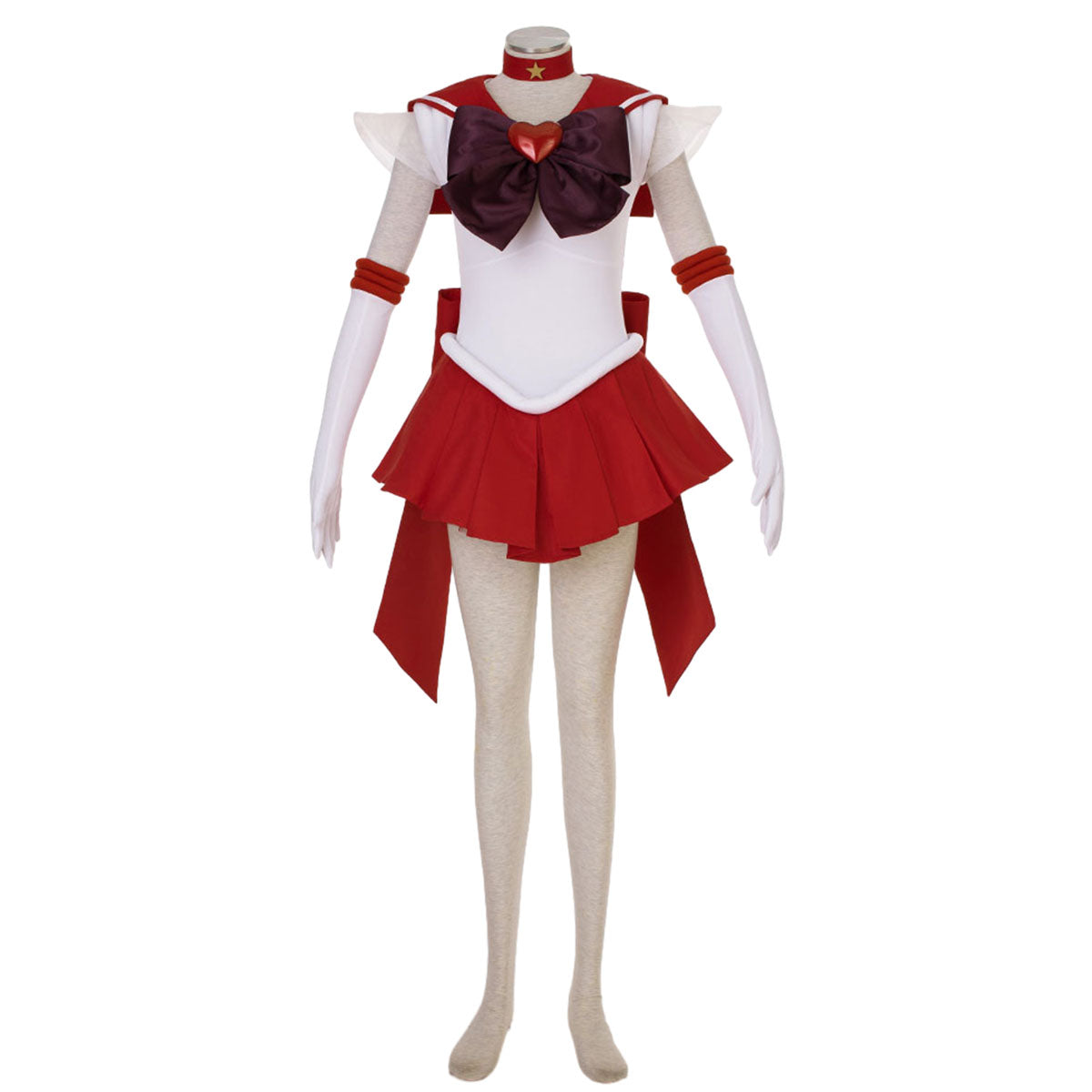 Sailor Moon Super S Sailor Mars Heino Rei Cosplay Costume Kit with Accessories