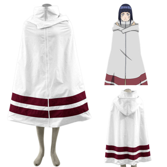 Anime Naruto Hidden Leaf Village White Cloak Cosplay Costume with Headband for Adults and Kids