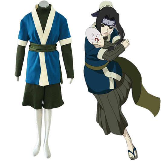 Anime Naruto Costume Haku Cosplay Costume Kit for Men and Kids