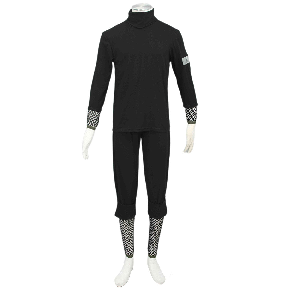 Anime Naruto Costume Shikamaru Nara Cosplay Outfit Kit with Ninja Arm Band For Men and Kids