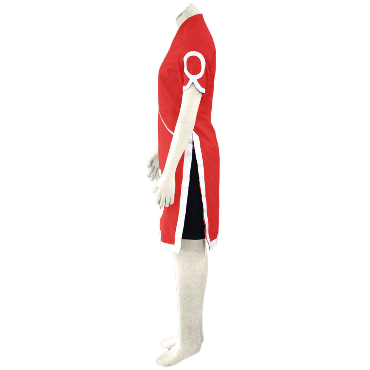 4 PCS Naruto Costume Sakura Cosplay Outfit Kit with Wig Headband for Women and Kids