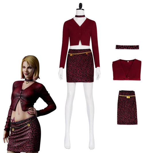 Silent Hill Nurse Costume Maria Cosplay full Outfit Costume Kit
