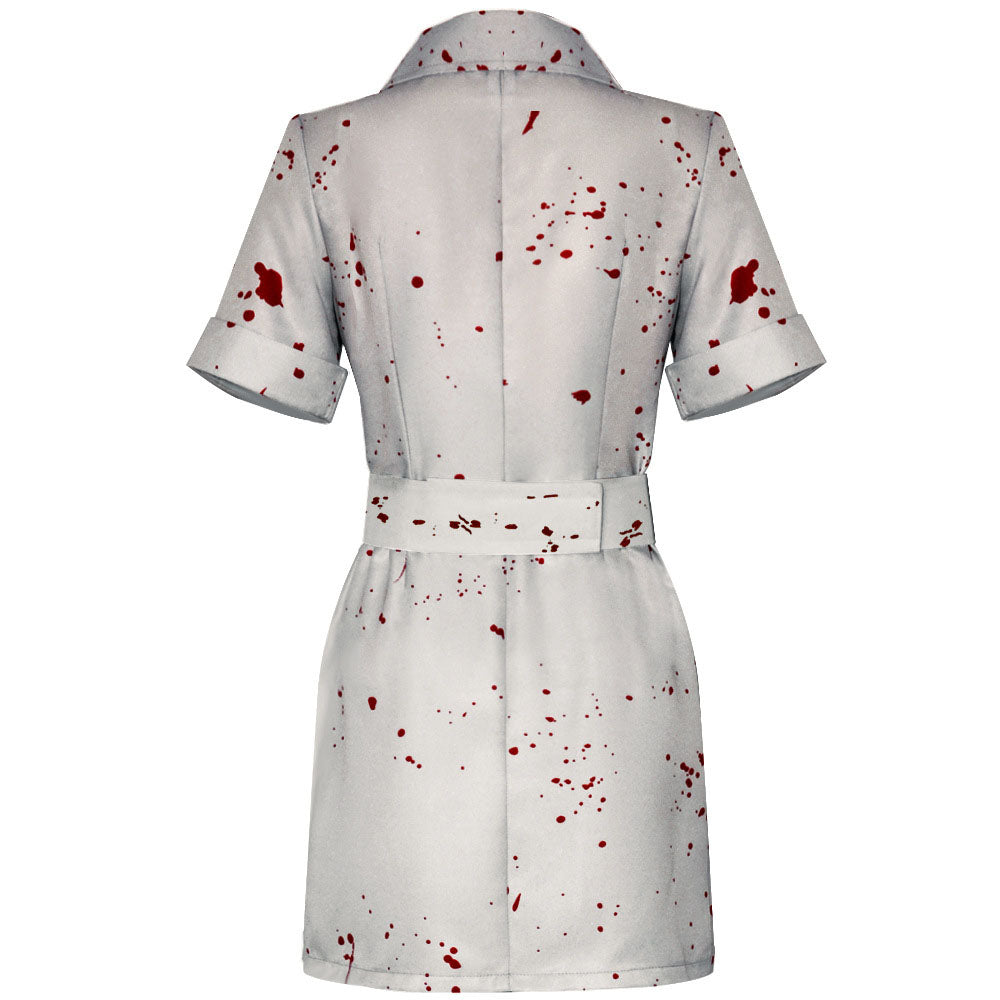 Silent Hill Costume Nurse White Cosplay full Outfit Costume Kit