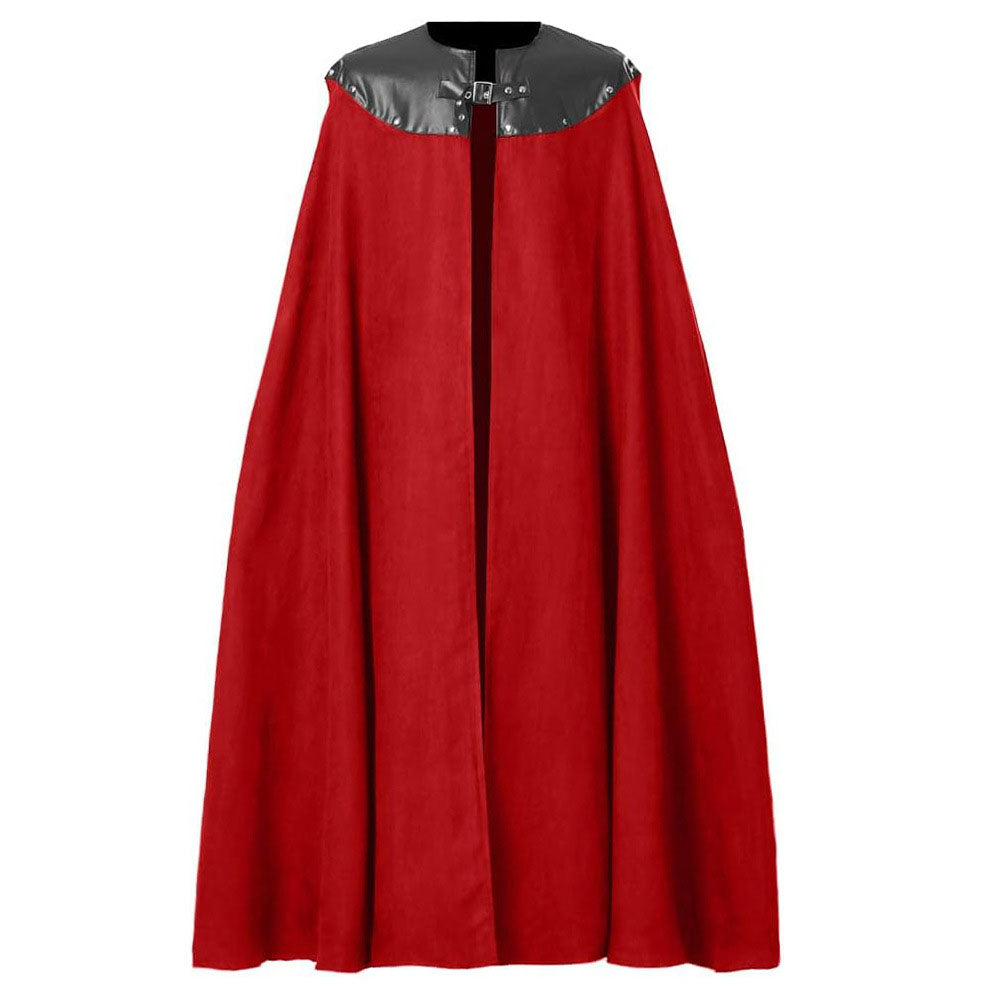 3 Colors Medieval Retro Battle Knight Cosplay Cloak Halloween Costume