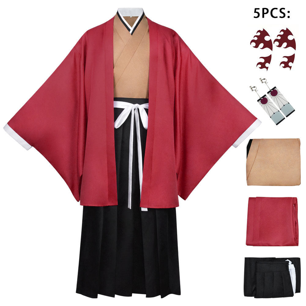 Demon Slayer Costume Yoriichi Cosplay full Outfit Costume Kit