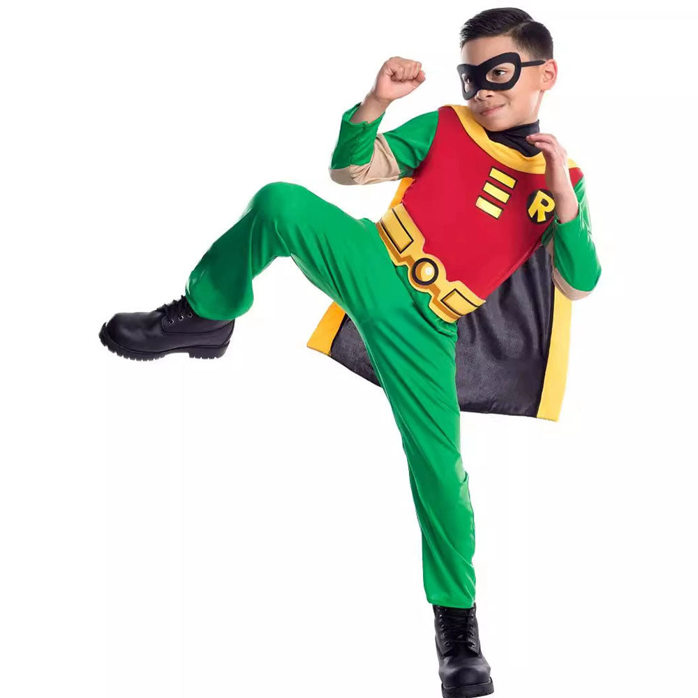 Teen Titans Costume Tim Drake Robin Cosplay full Outfit Costume Kit