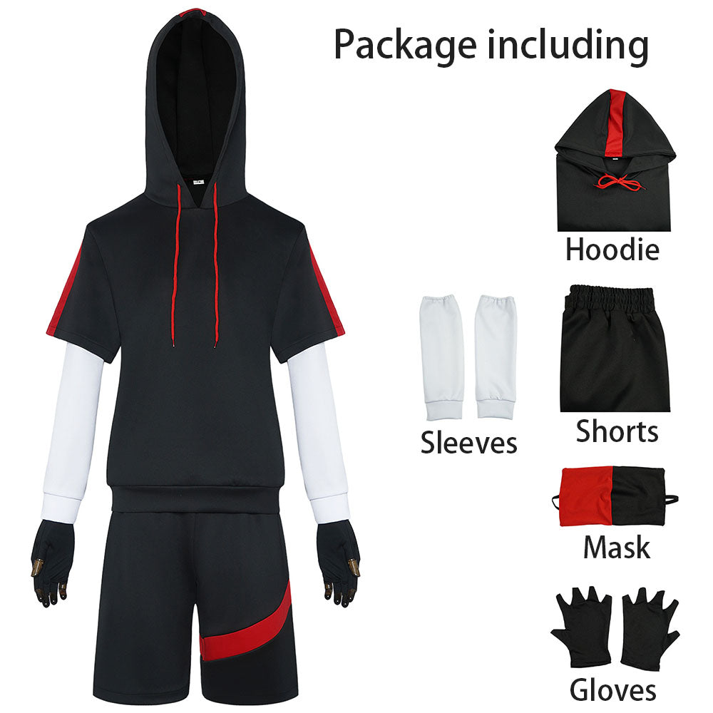 Game Fortnite Costume Ikonik Cosplay full Outfit Costume Kit Halloween