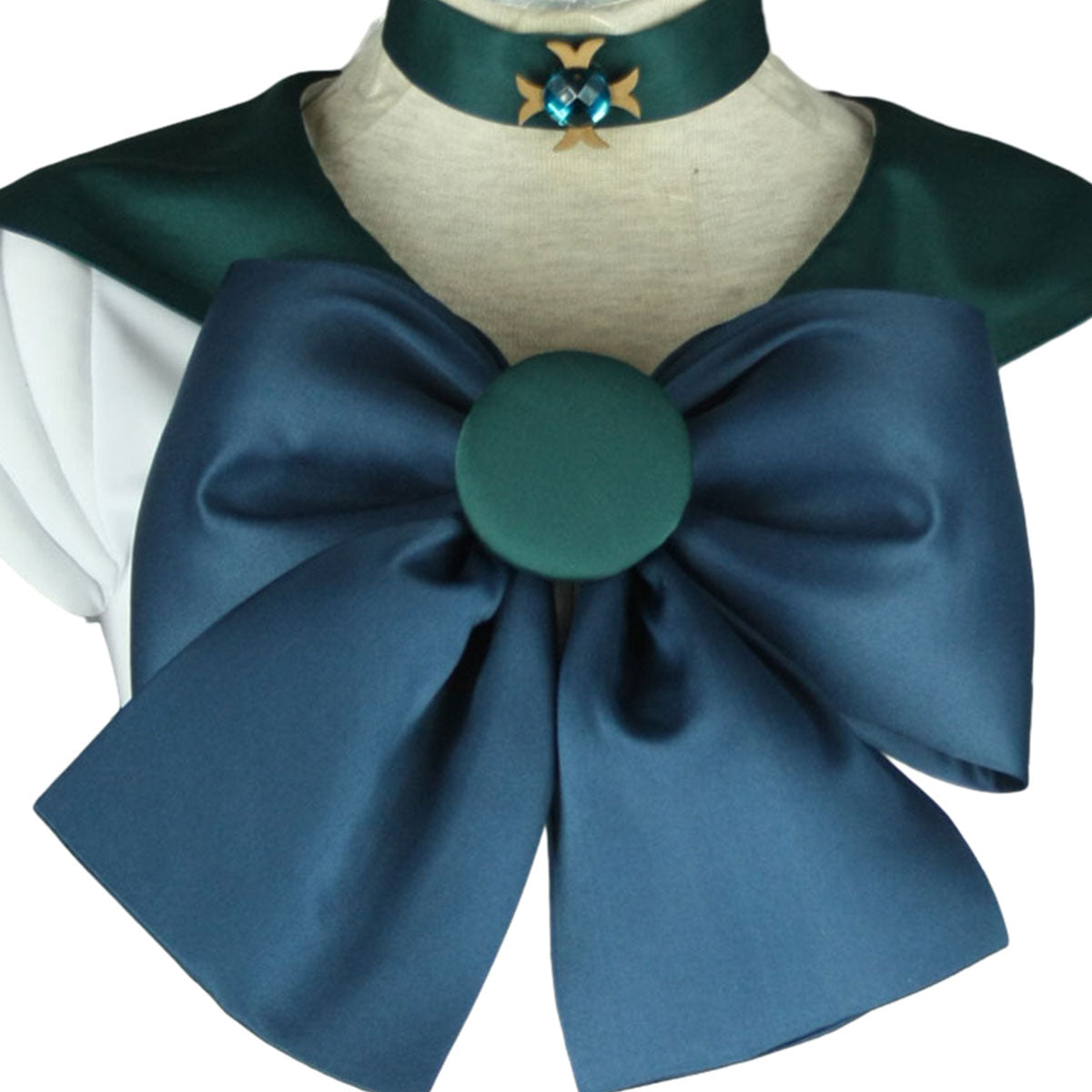 Sailor Moon Sailor Neptune Kaiou Michiru Cosplay Costume Kit with Accessories