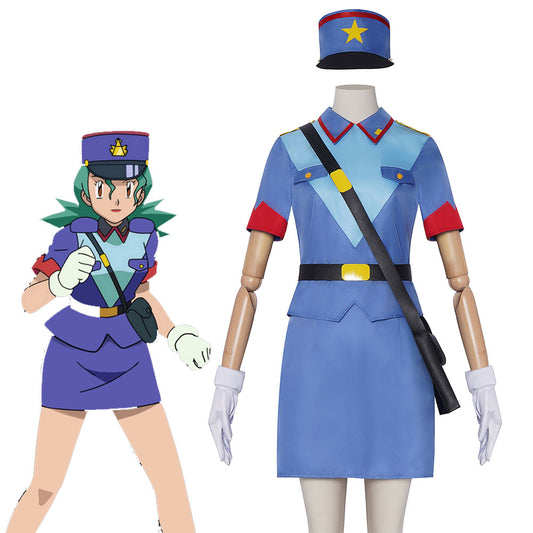 Pokemon Costume Officer Jenny Cosplay full Outfit Kit