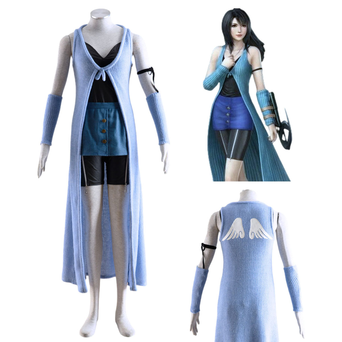 Final Fantasy 8 Costume Riona Cosplay Outfit Kits