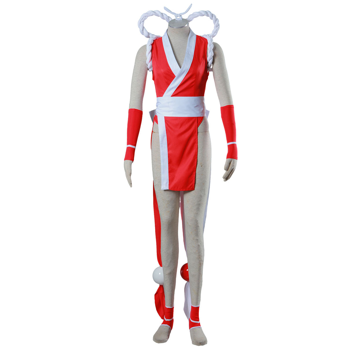 Game The King of Fighters (KOF) Costume Mai Shiranui Cosplay Outfit Kit with Accessories