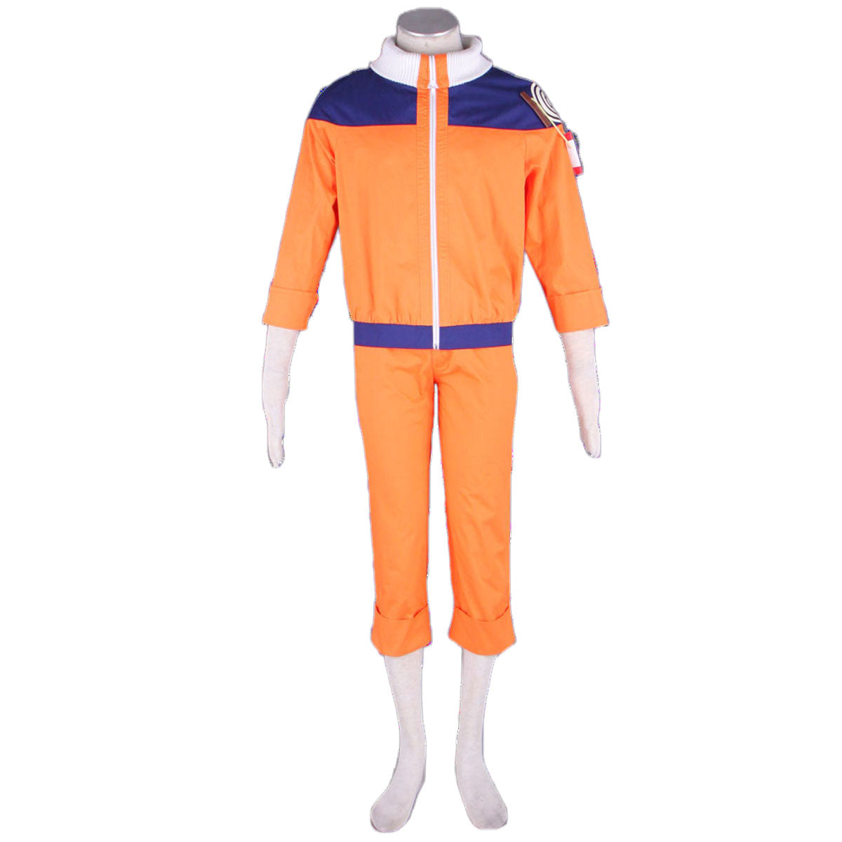 4 PCS Naruto Costume Naruto Cosplay Outfits with Wig for Adults and Kids