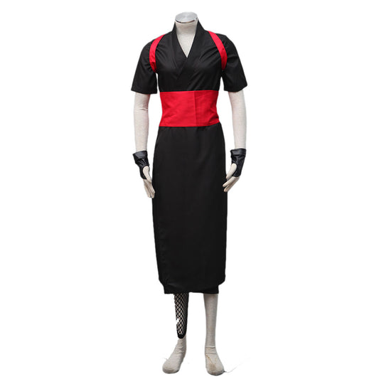 Anime Wind Style Fan Ninja Costume Set for Women and Kids