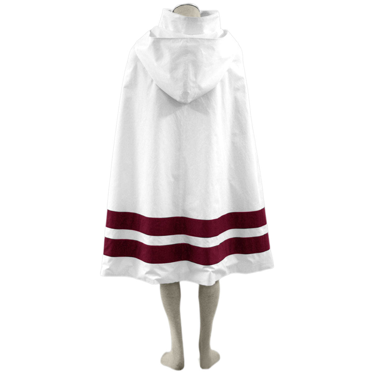 Anime Naruto Hidden Leaf Village White Cloak Cosplay Costume with Headband for Adults and Kids