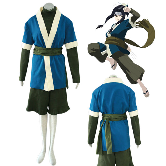 Anime Naruto Haku Cosplay Costume Outfit Headband Kit