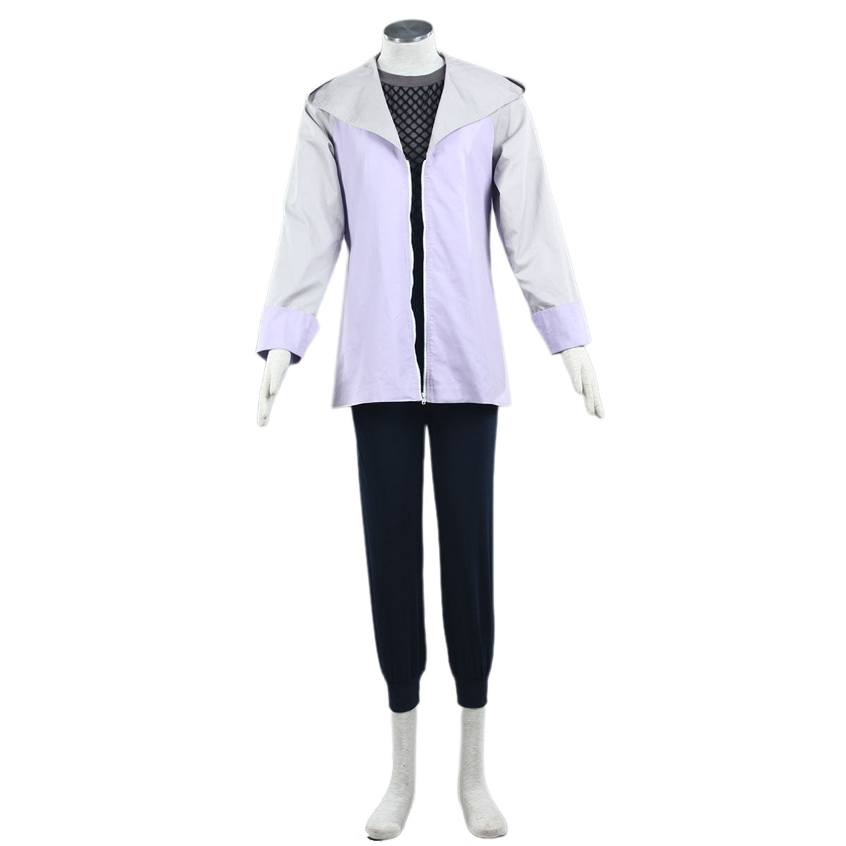 Naruto Shippuden Hyuga Hinata Cosplay Costume Outfit Kit with Headband