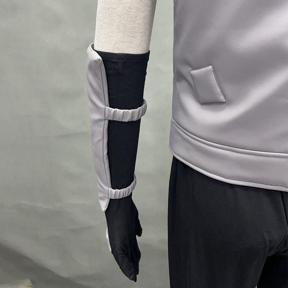 Anime Naruto Shippuden Hatake Kakashi Anbu Costume Mask Shirt Gray full Outfits Kit