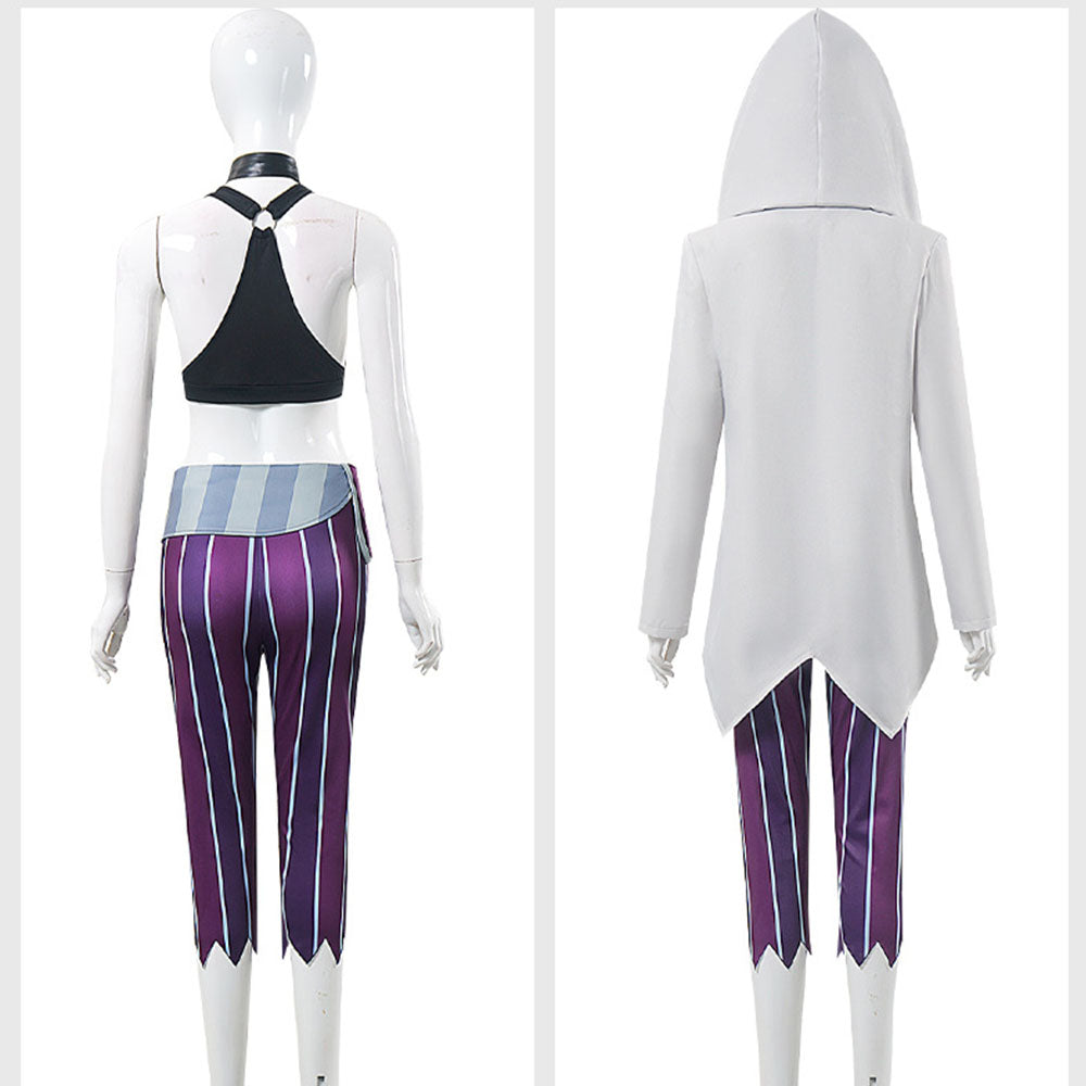 Movie League of Legends(LoL) Costume Jinx Cosplay full Outfit Costume Kit