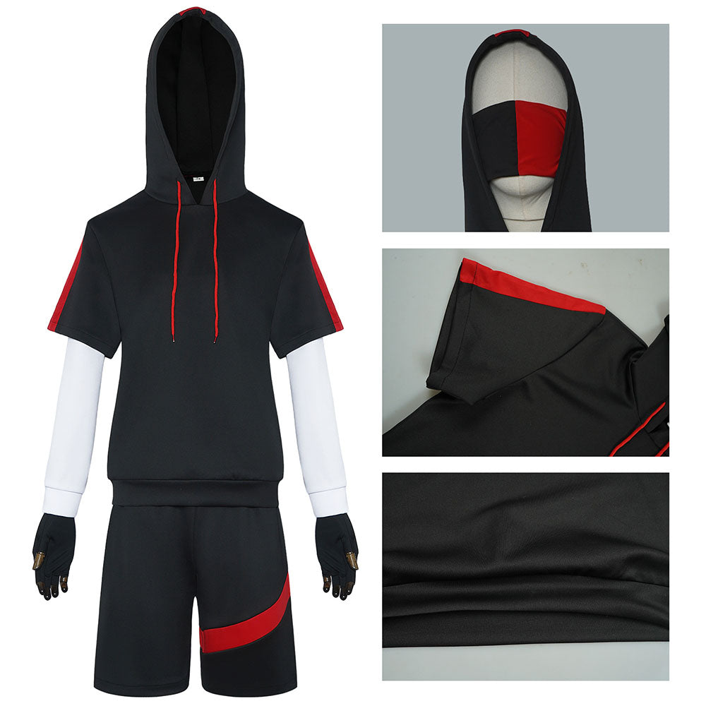 Game Fortnite Costume Ikonik Cosplay full Outfit Costume Kit Halloween