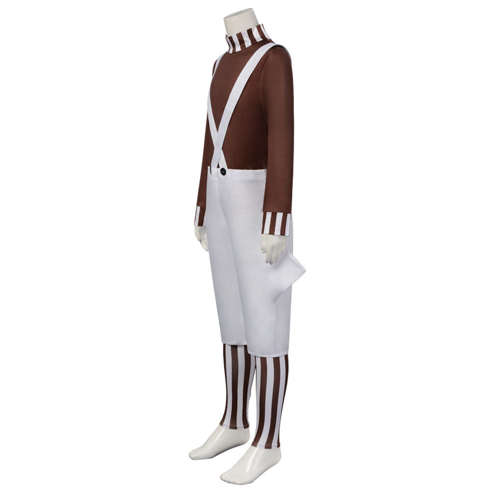 Charlie and the Chocolate Factory Costume Oompa-Loompas Cosplay Costume Kit