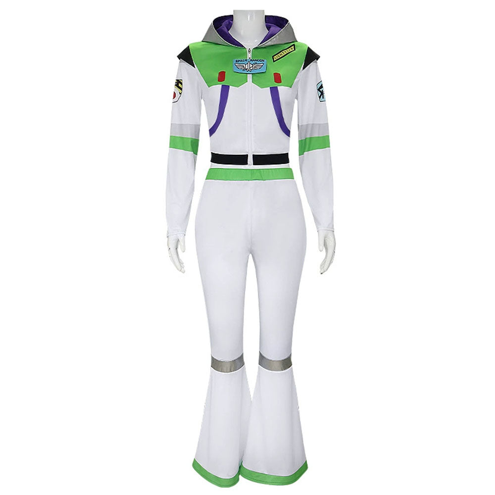 Toy Story Costume Buzz Lightyear Cosplay full Outfit Kit for Women