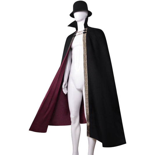 Vampire Baron Cospaly Cloak with Hat Halloween Costume