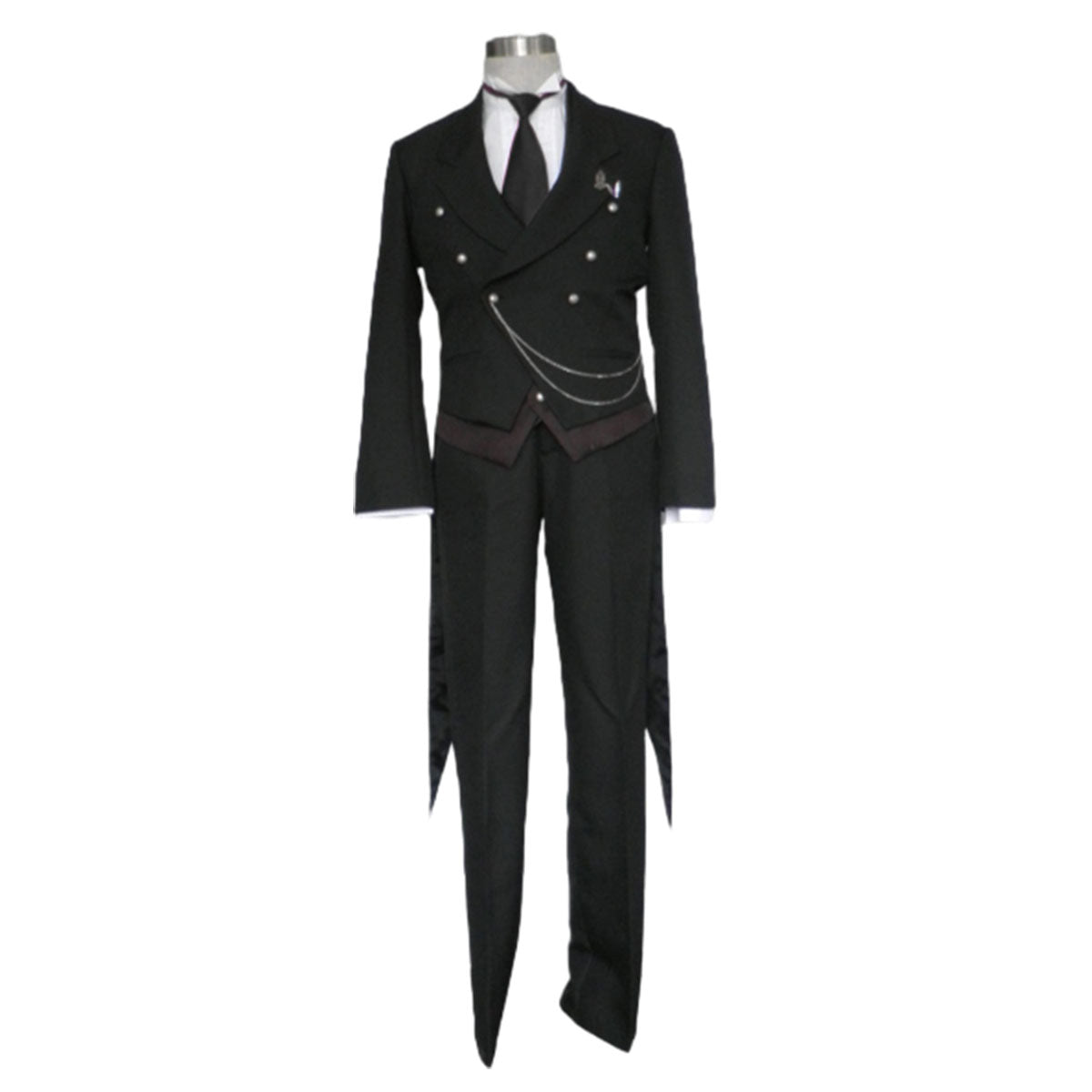 Black Butler Costume Sebastian Michaelis Cosplay Black Uniform Kit