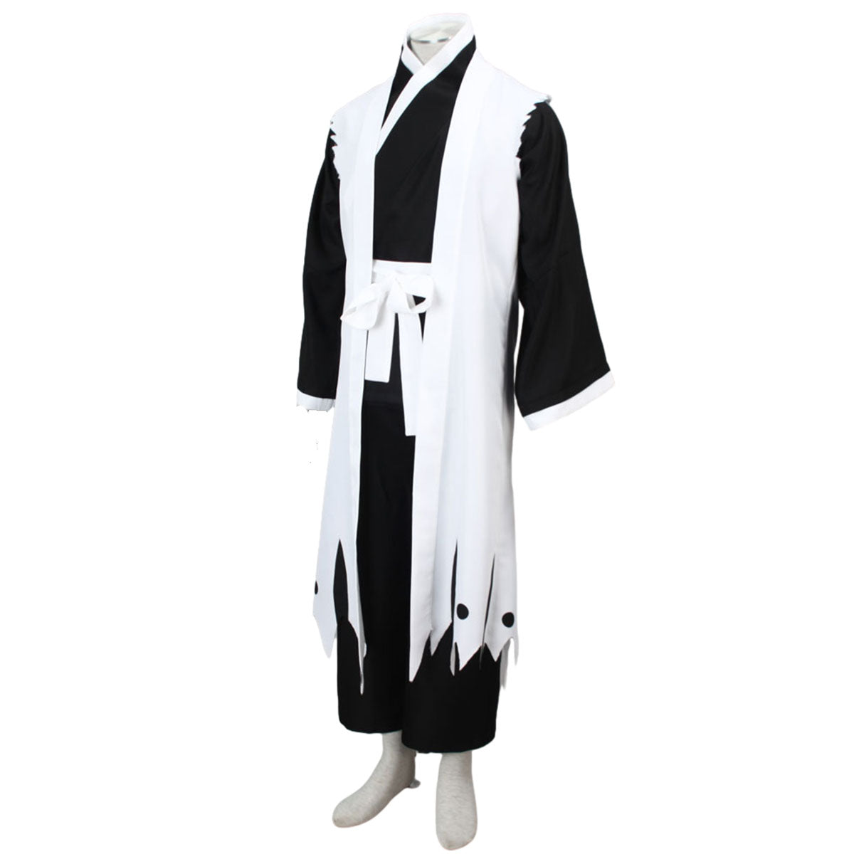 Anime Bleach 11th Division Captain Zaraki Kenpachi Cosplay Costume Full Outfit Kit