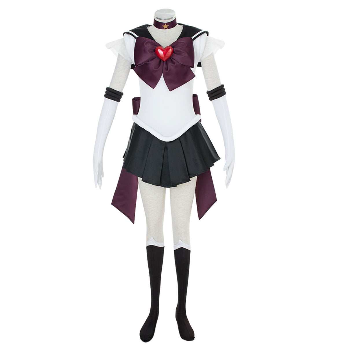 Sailor Moon Super S Sailor Pluto Mingou Setsuna Cosplay Costume Kit with Accessories