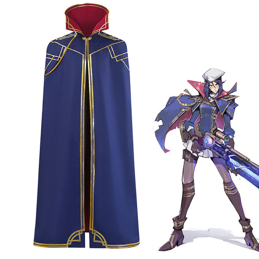 Movie League of Legends(LoL) Costume Caitlyn Cosplay Cloak