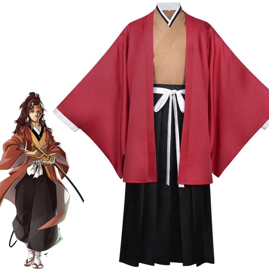 Demon Slayer Costume Yoriichi Cosplay full Outfit Costume Kit