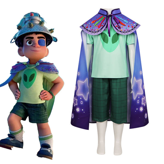 Movie Elio Costume Elio Cosplay full Outfit with Cloak Costume Kit