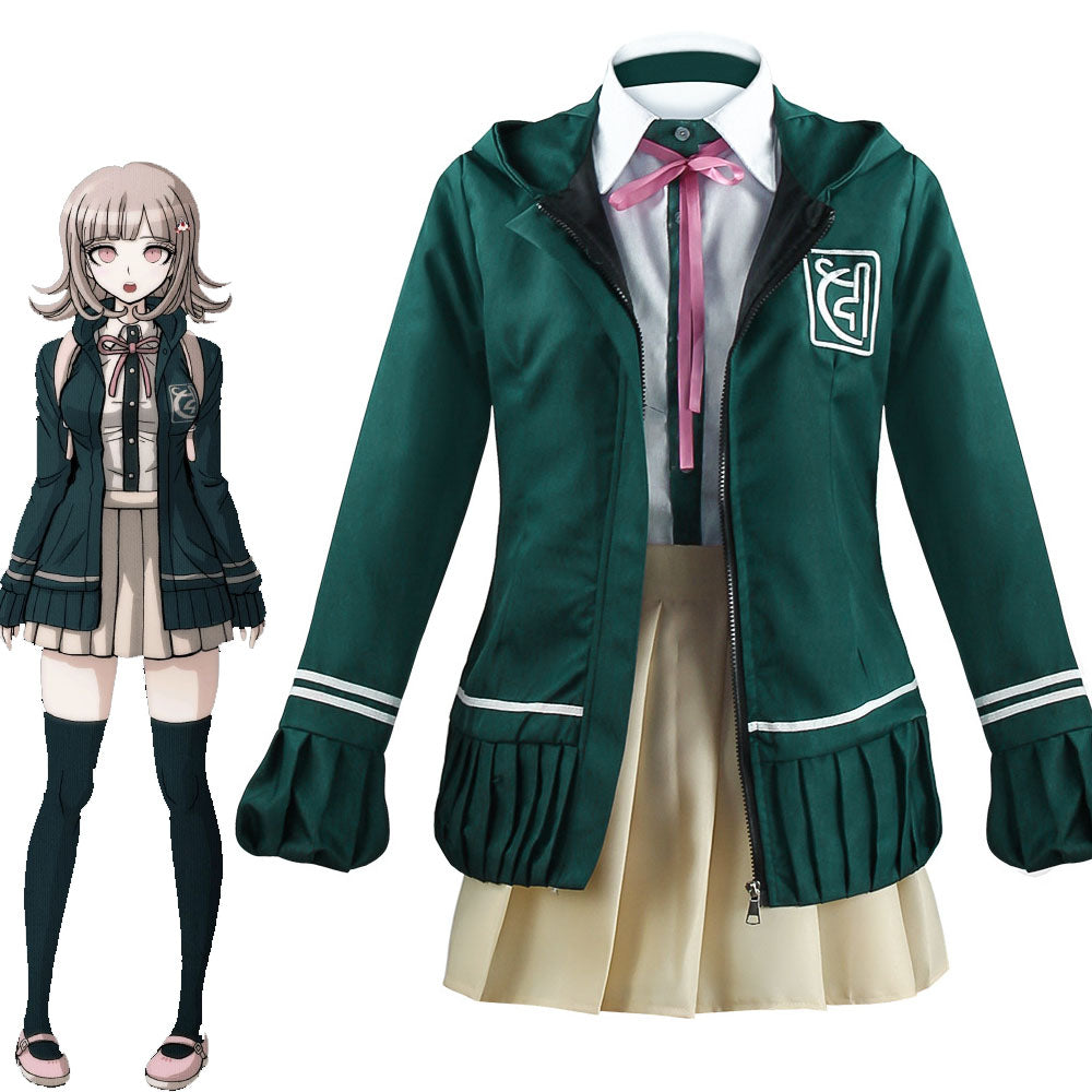 Danganronpa Costume Nanami Chiaki Cosplay full Outfit Costume Kit