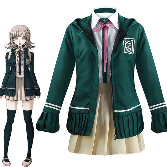 Danganronpa Costume Nanami Chiaki Cosplay full Outfit Costume Kit